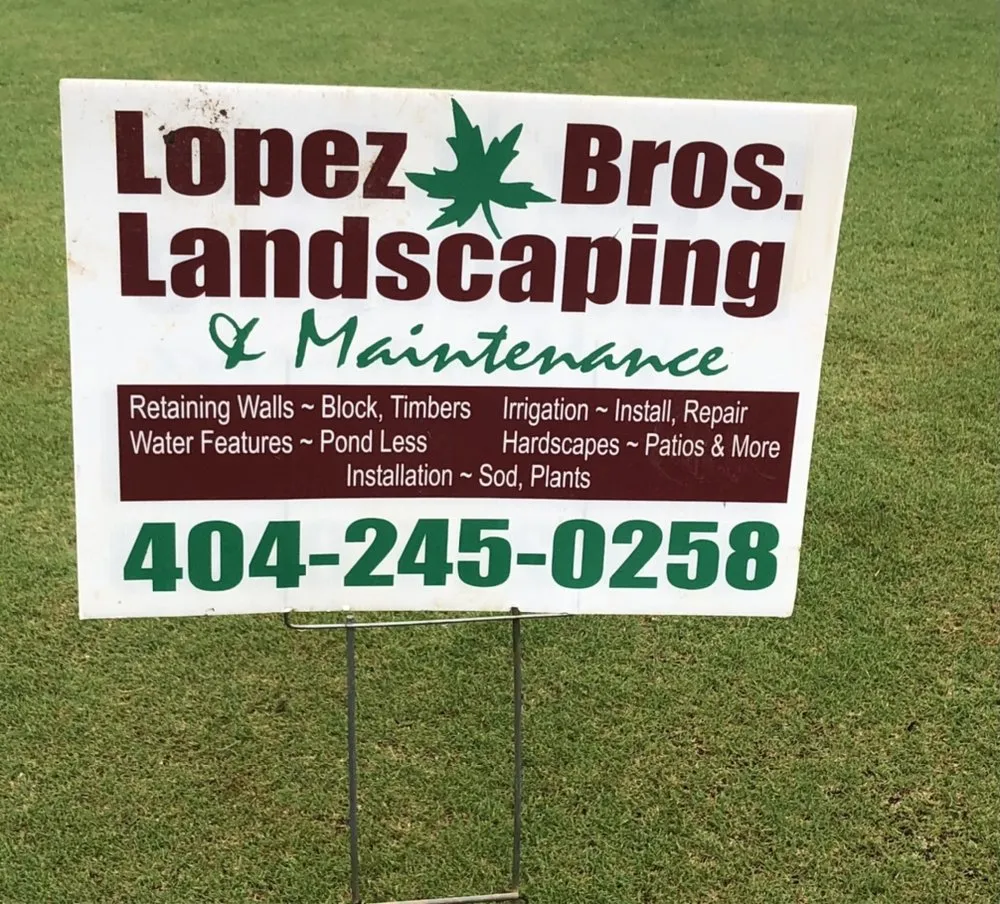 Professional outdoor landscaping near you in Woodstock, GA by Lopez Bros Landscaping