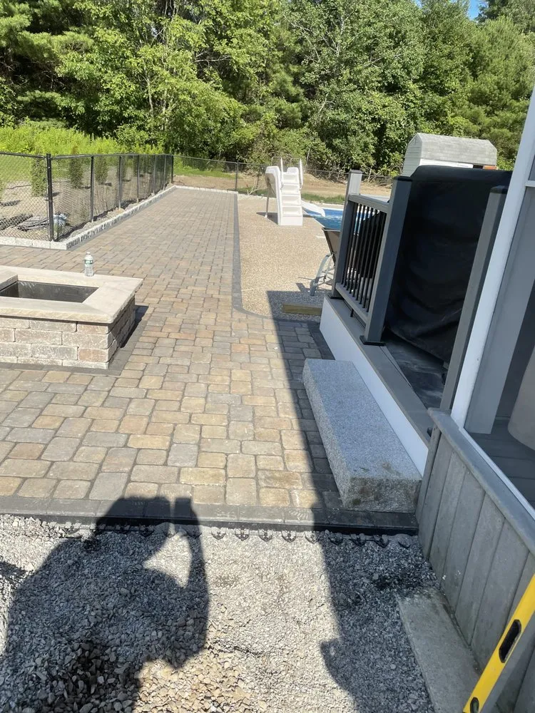 Custom yard maintenance with custom design in Lynn, MA by Lopez Brothers