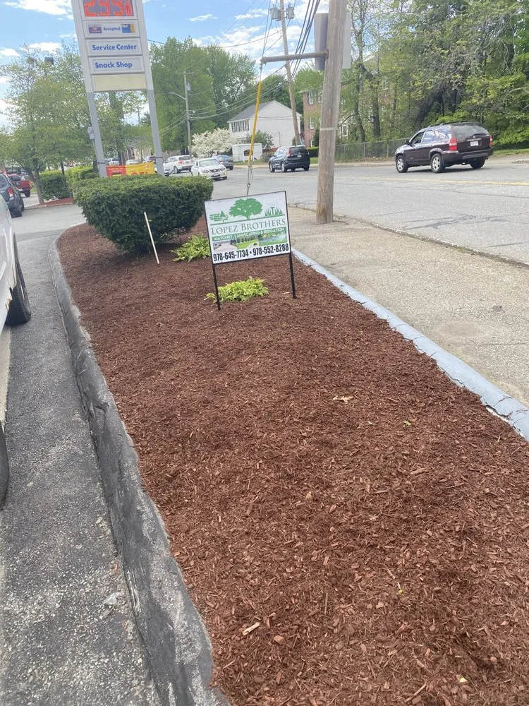 Custom landscaping services for homes in Lynn, MA by Lopez Brothers