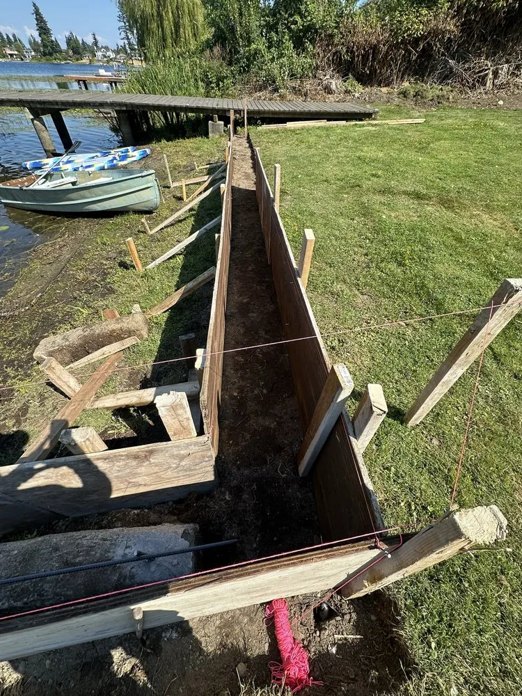 Custom landscape design in Lake Stevens, WA - Lopez Concrete