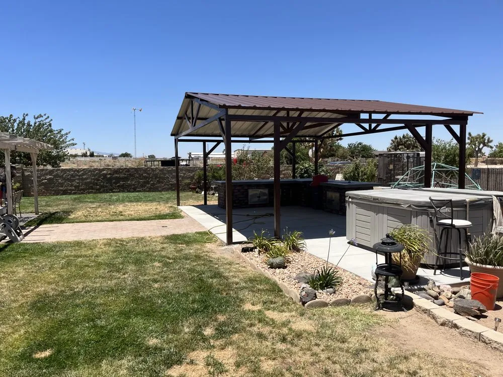 Affordable landscape design in Victorville, CA by Lopez Custom Landscaping & Welding