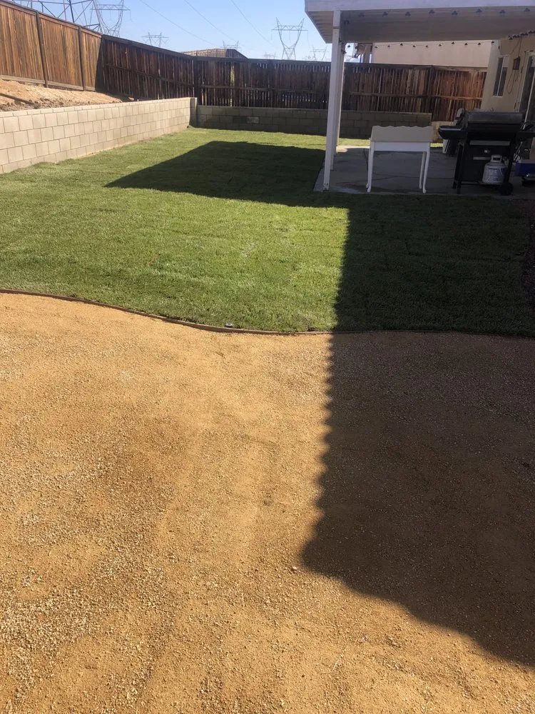 Local yard cleanup service for homes in Victorville, CA by Lopez Custom Landscaping & Welding