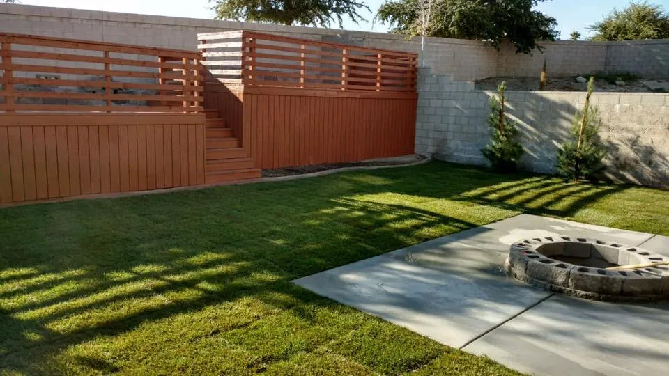 Trusted lawn care service for beautiful yards in Victorville, CA by Lopez Custom Landscaping & Welding