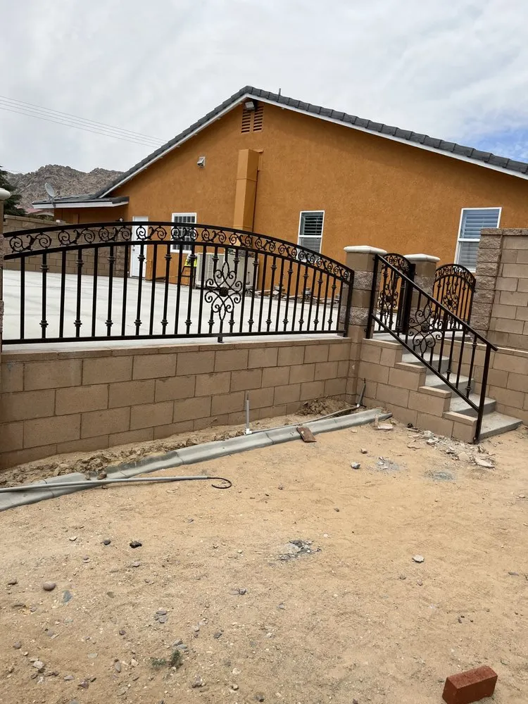 Professional landscape design for homes in Victorville, CA by Lopez Custom Landscaping & Welding