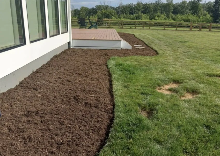 Custom yard cleanup service with custom design in Charlottesville, VA by Lopez Garden Multi-Services