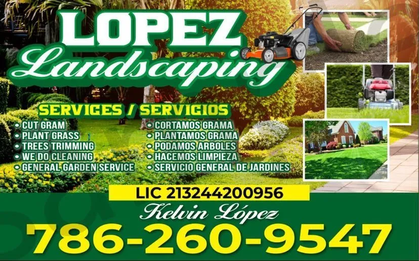 Professional lawn care service experts serving Miami, FL - Lopez Landscape