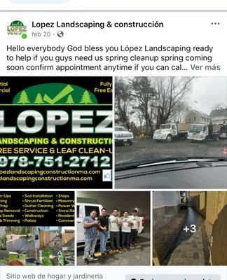 Lopez Landscaping & Construction Logo