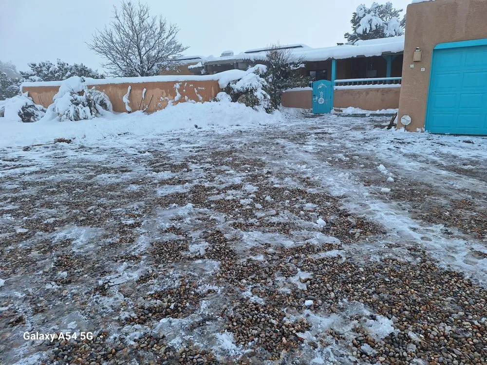 Trusted lawn mowing service for year-round maintenance in Santa Fe, NM by Lopez Landscaping & Design