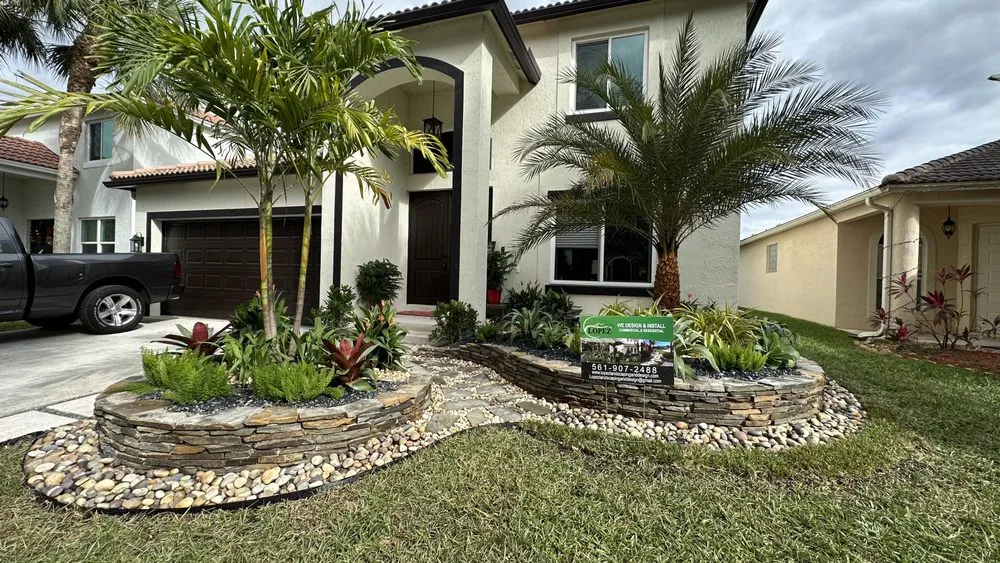 Local yard maintenance for residential properties in West Palm Beach, FL by Lopez Landscaping & Design