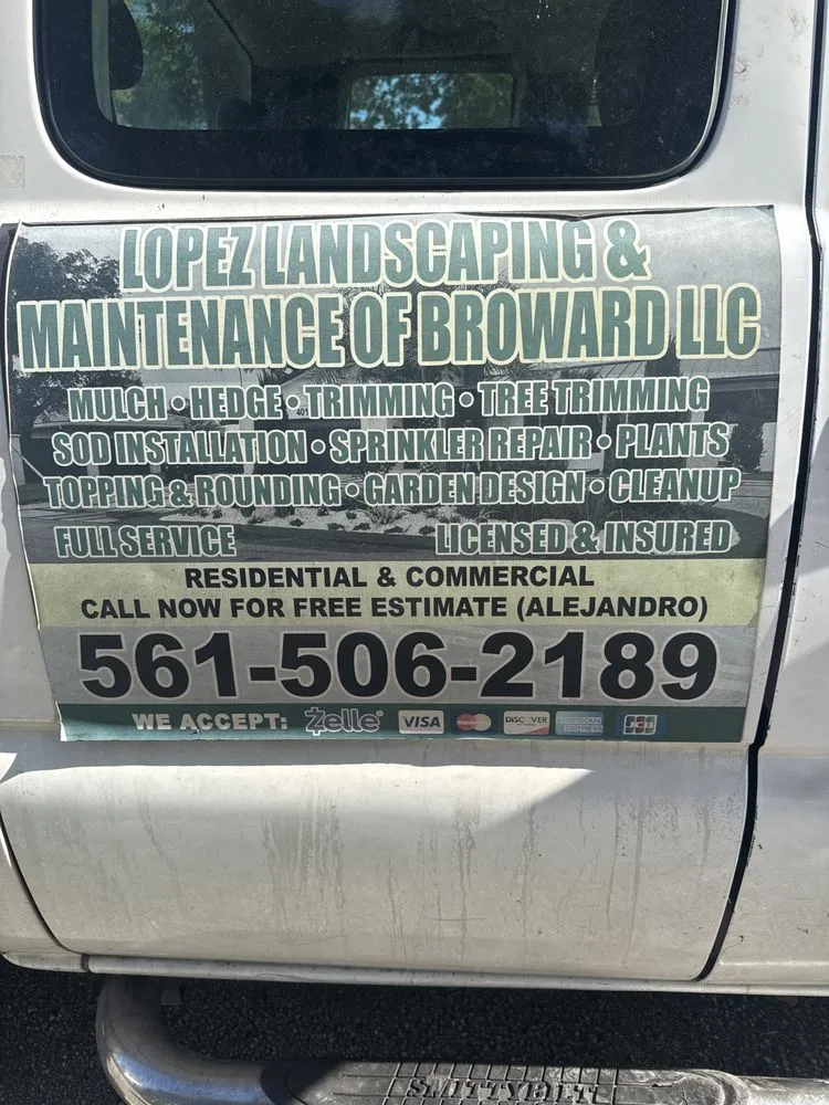 Trusted outdoor landscaping in Hollywood, FL by Lopez Landscaping & Maintenance of Broward