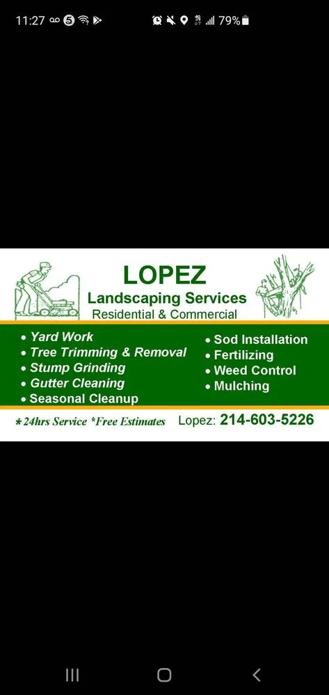 Reliable landscaping services experts serving Garland, TX - Lopez Landscaping and Tree service