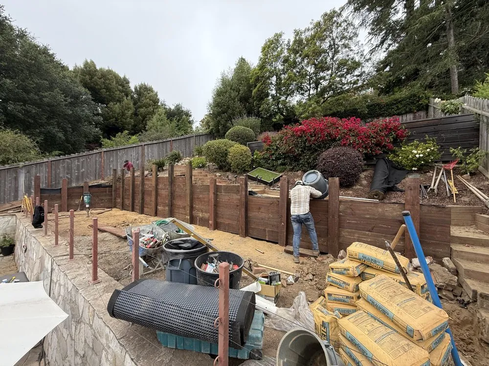 Professional lawn care service with custom design across Concord, CA - Lopez Landscaping