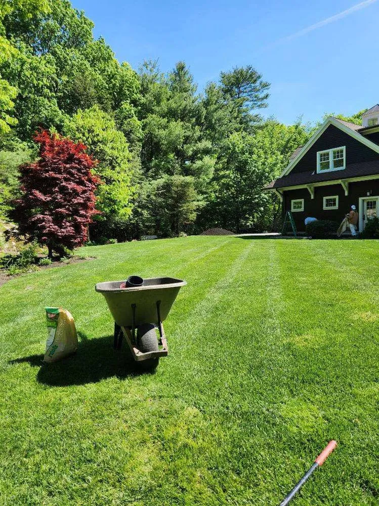 Affordable landscape design in Bellingham, MA by Lopez Landscaping Full Services