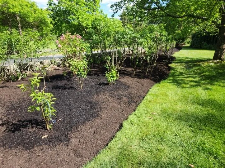 Local landscape installation for outdoor upgrades in Bellingham, MA by Lopez Landscaping Full Services