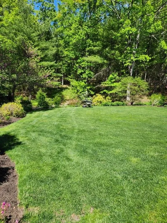 Local garden landscaping with custom design in Bellingham, MA by Lopez Landscaping Full Services