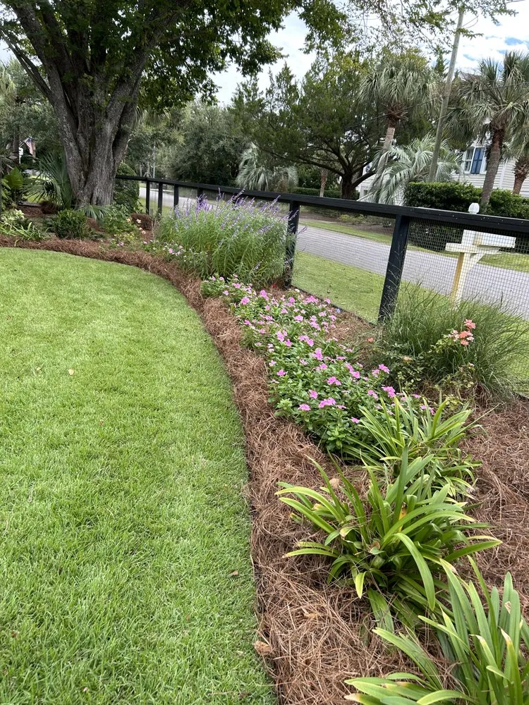 Affordable landscape installation with custom design across North Charleston, SC - Lopez Landscaping