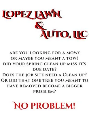 Lopez Lawn and Auto Logo