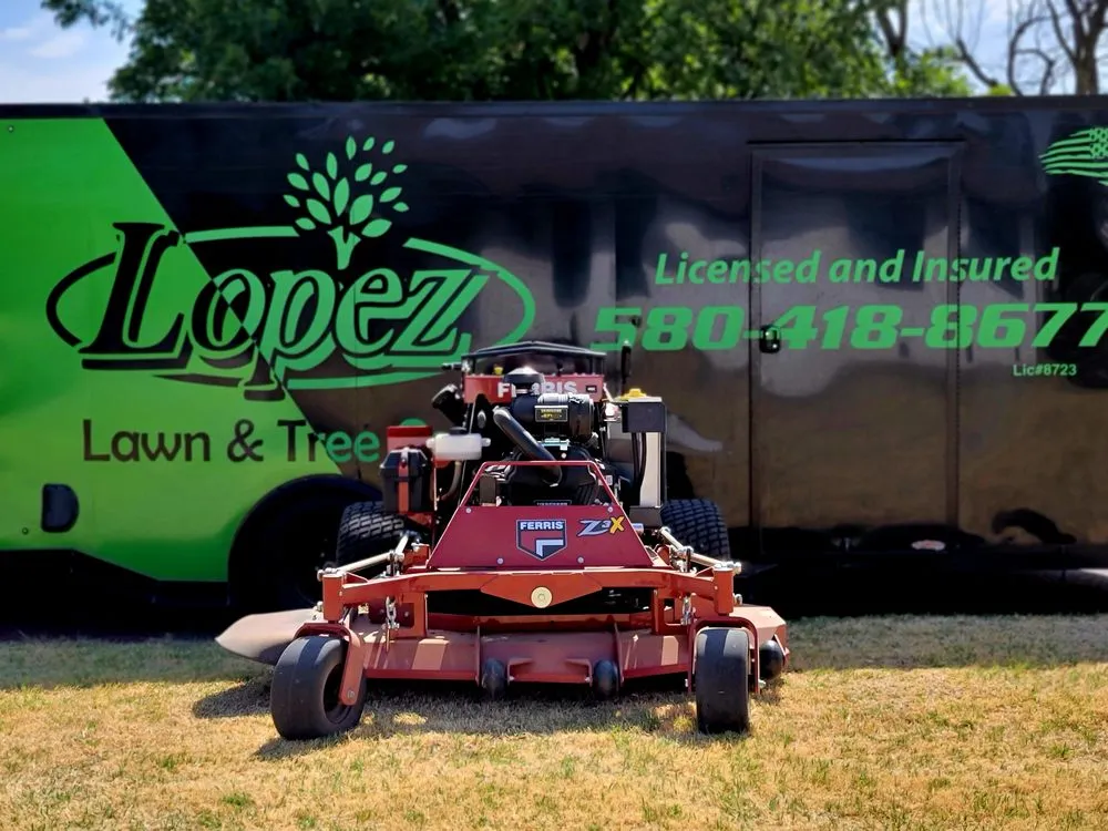 Affordable landscaping services in Frederick, OK by Lopez Lawn and Tree Care