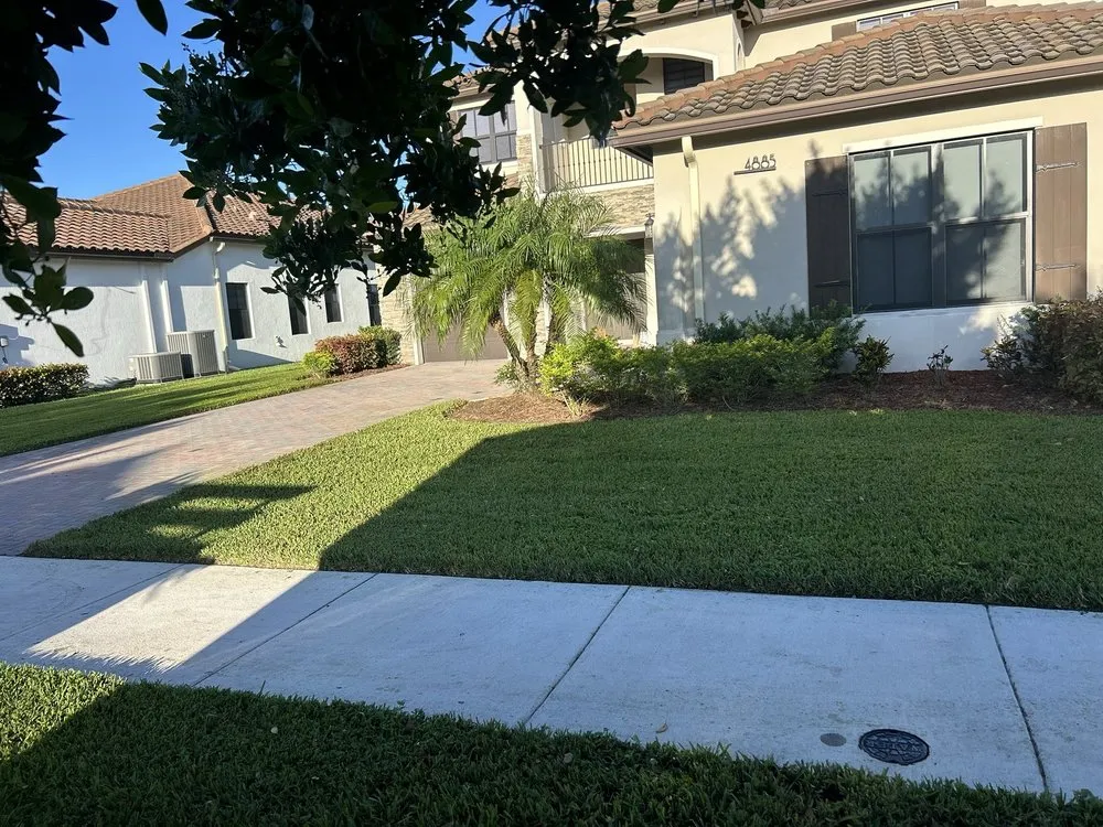Expert landscape installation for beautiful yards in Lehigh Acres, FL by Lopez Lawn Care