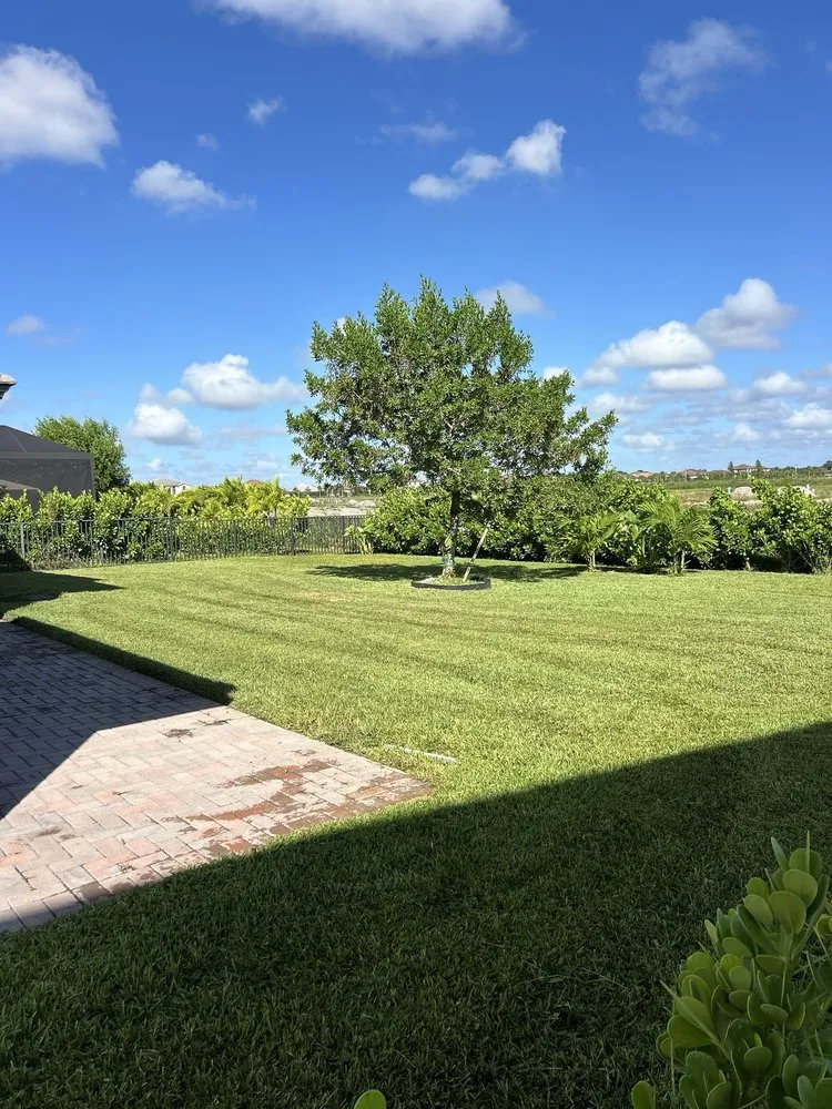 Affordable landscape design in Lehigh Acres, FL by Lopez Lawn Care