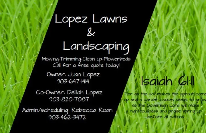 Reliable lawn mowing service for year-round maintenance across Knollwood, TX - Lopez Lawns & Landscaping