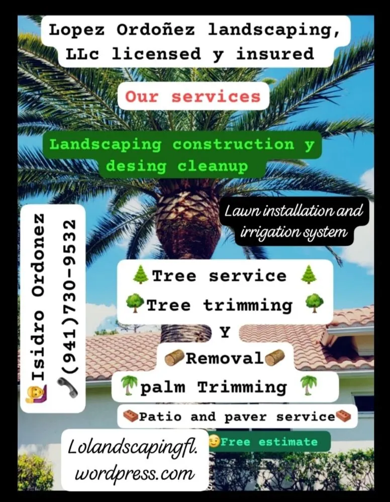 Trusted landscaping services with custom design in Sarasota, FL by Lopez Ordonez Landscaping Services