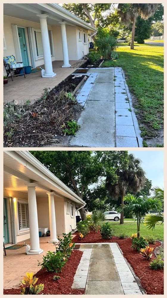 Top-rated yard maintenance for homes in Sarasota, FL by Lopez Ordonez Landscaping Services