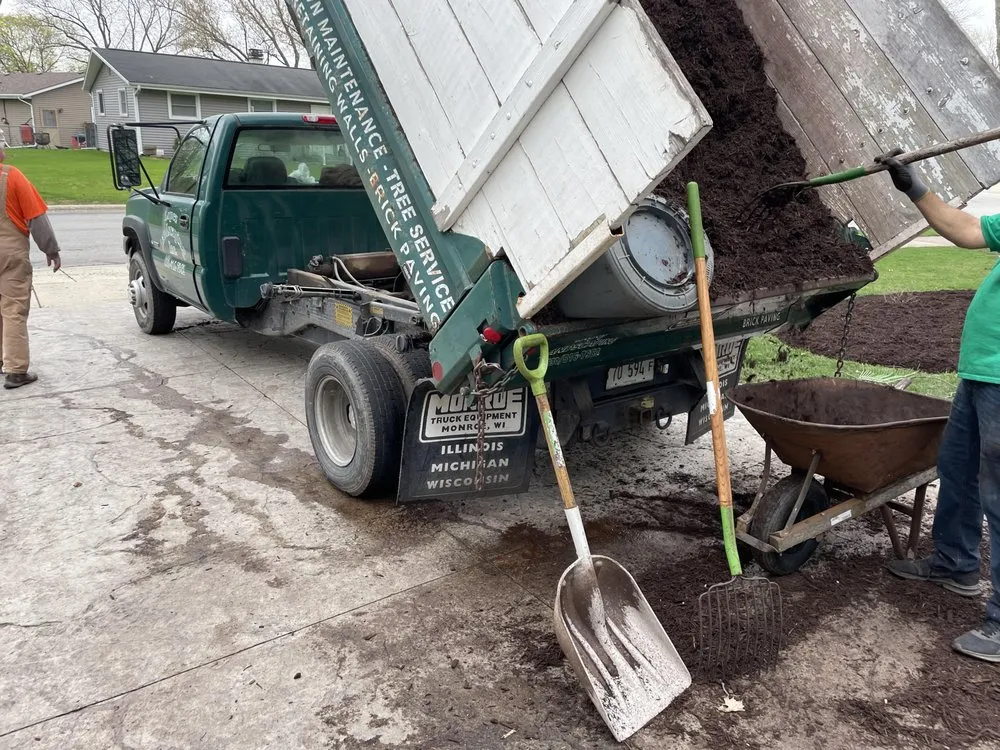 Professional garden landscaping for beautiful yards across West Chicago, IL - Lopez Tree and Landscaping