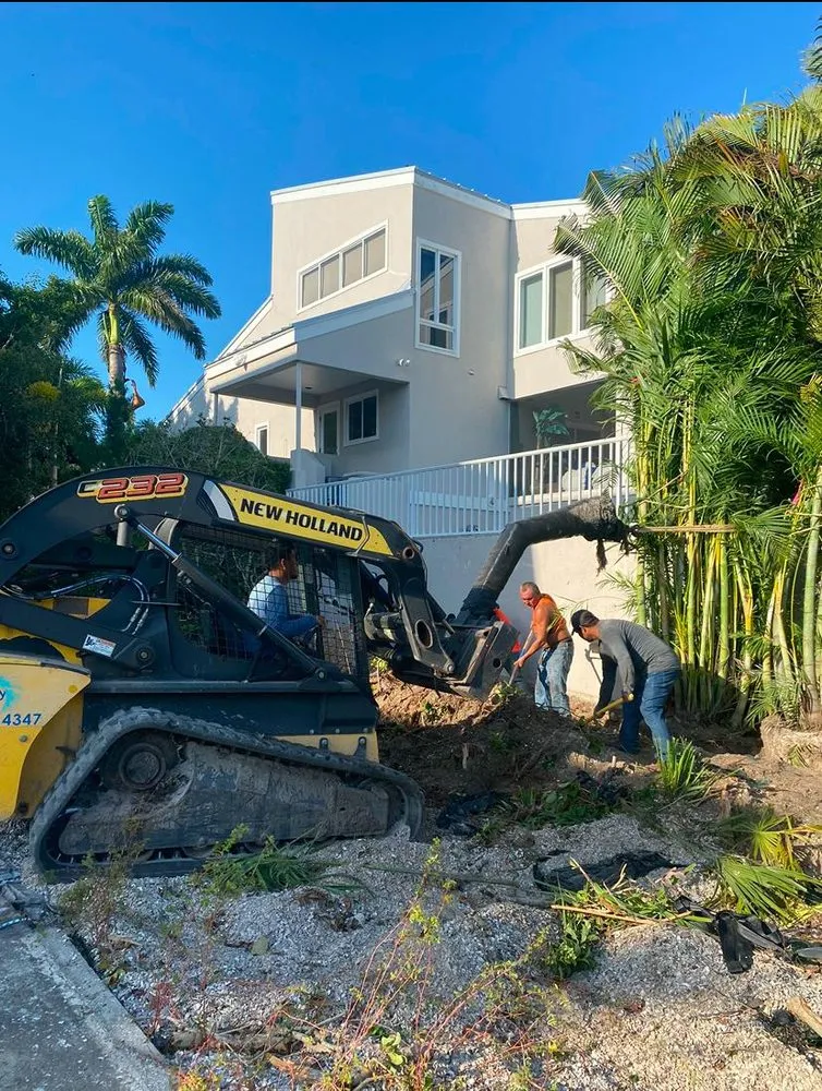 Affordable lawn mowing service with custom design across Sarasota, FL - Lopez Tree Trimming & Landscape Services