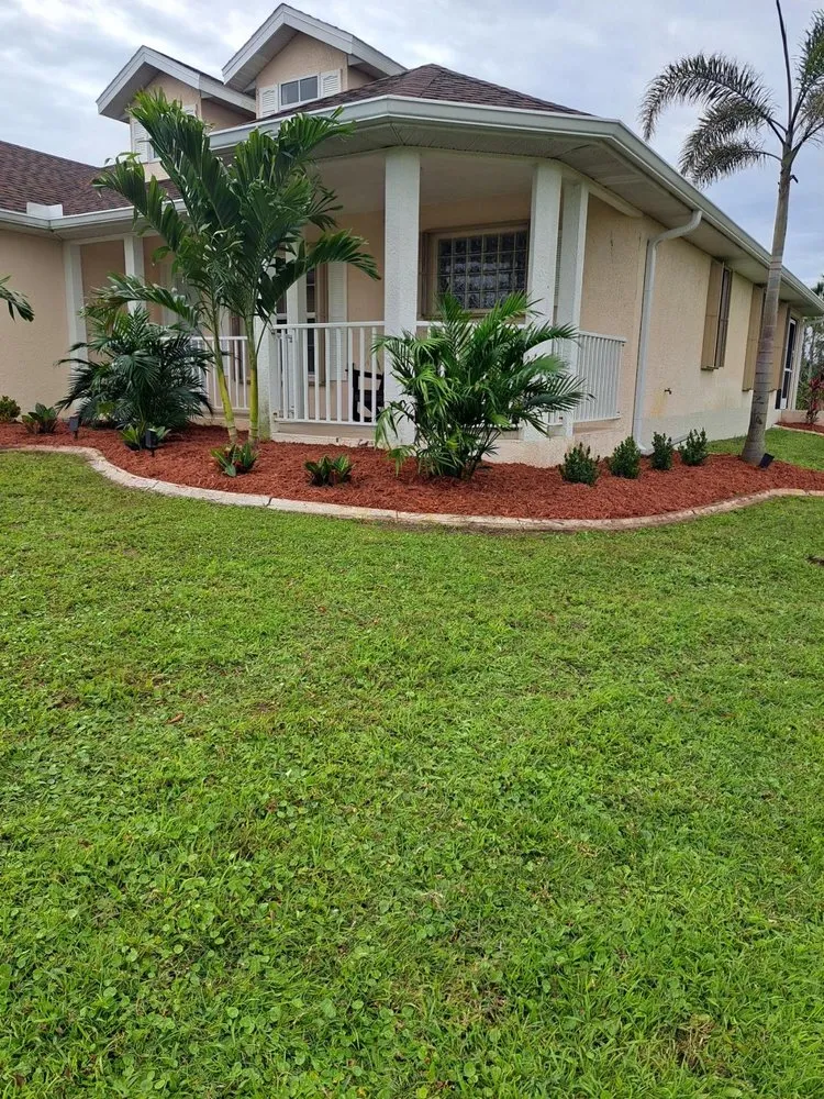 Professional residential landscaping for year-round maintenance across Sarasota, FL - Lopez Tree Trimming & Landscape Services
