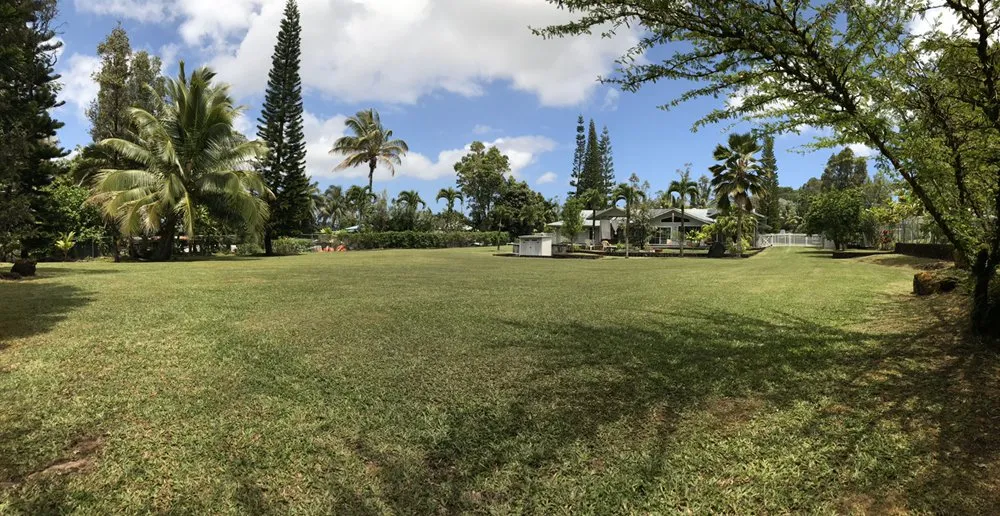 Custom landscape installation in Hilo, HI by Lord’s landscaping
