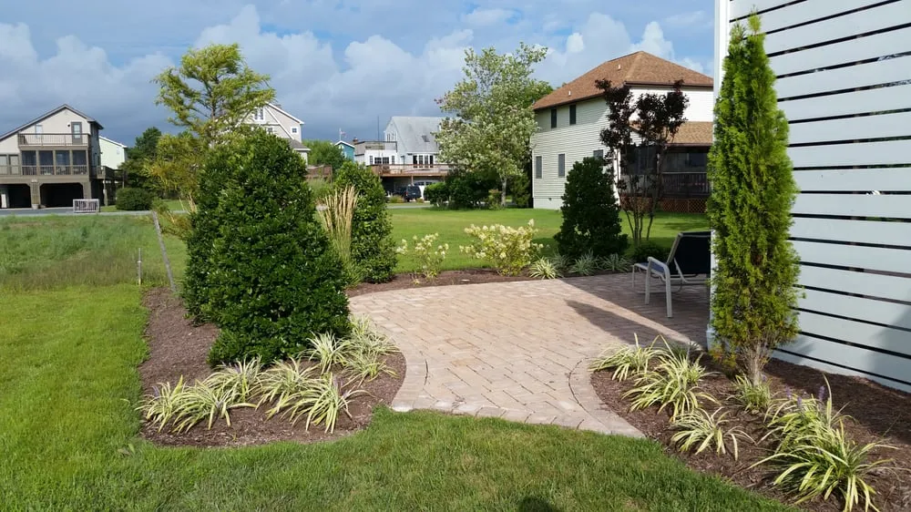Custom residential landscaping in Millville, DE by Lord's Landscaping