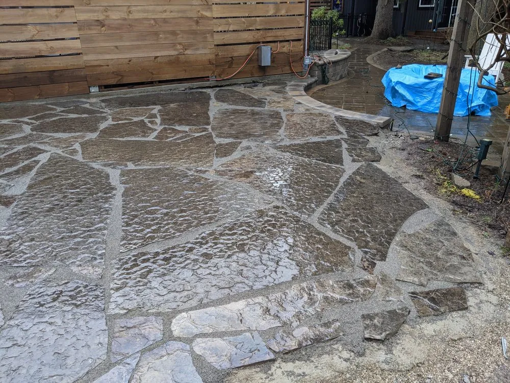 Custom outdoor landscaping in Westerville, OH by Lorenz Lawn & Landscape