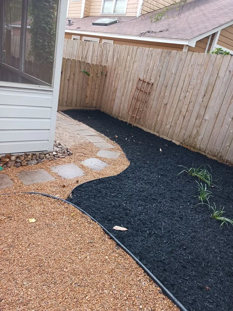 Professional outdoor landscaping in Dayton, TX by Lorenzo Lawn Care & Landscaping