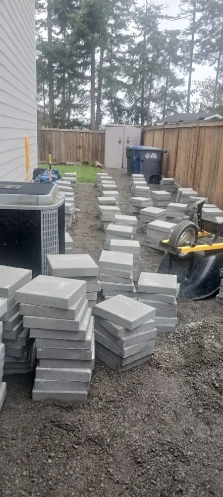 Custom garden landscaping in Shelton, WA by Lorenzos Landscaping