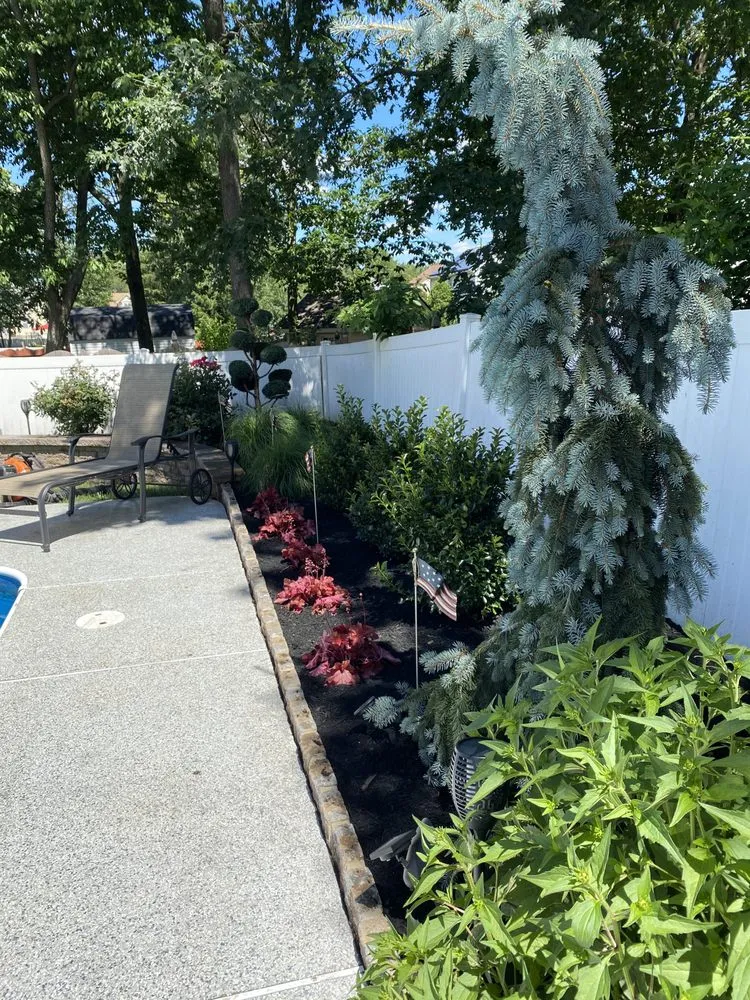 Affordable landscape installation in Sicklerville, NJ by Lorenzo's Lawn & Landscape
