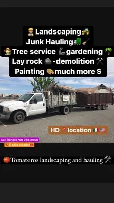 Los aguacateros Landscaping and hauling Logo