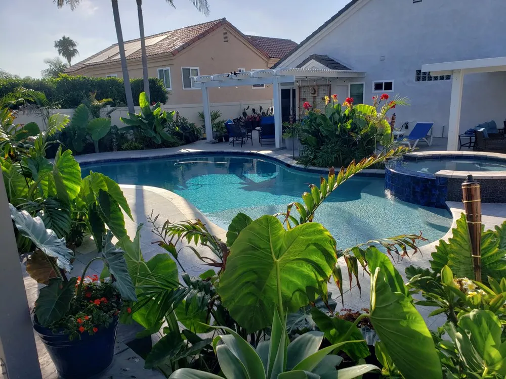 Custom lawn mowing service in Vista, CA by Los Cabos Pools