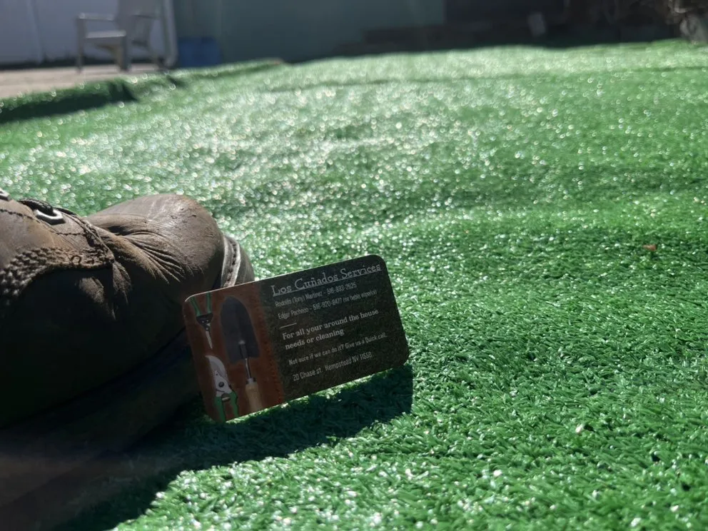 Custom residential landscaping with custom design across Hempstead, NY - Los Cuñados Services