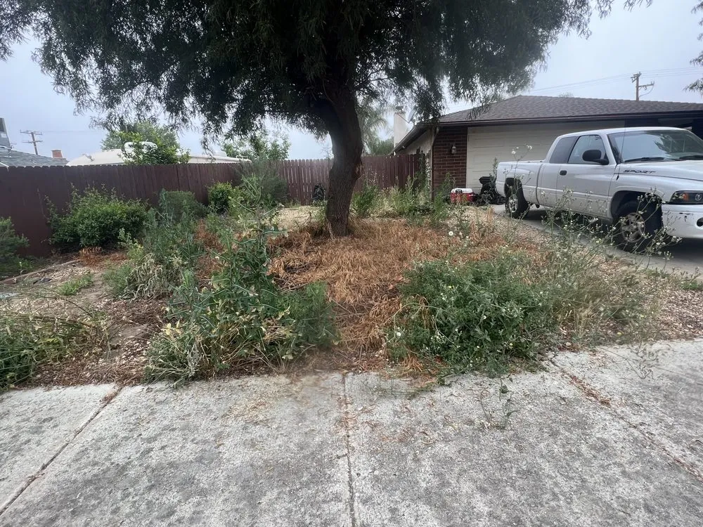 Custom garden landscaping for beautiful yards in Hemet, CA by Los Dos Amigos Landscaping