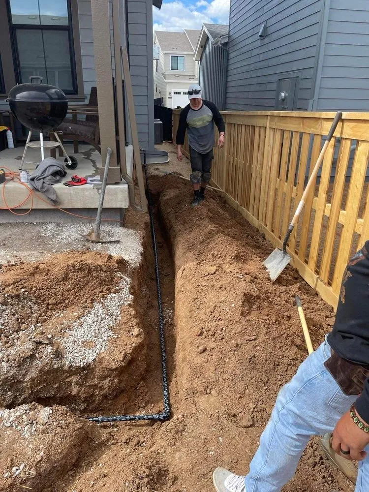 Custom residential landscaping with custom design in Aurora, CO by Los Gallos Landscaping