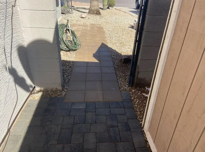 Affordable landscape design for residential properties in Mesa, AZ by Los hermanos hardscape&construction