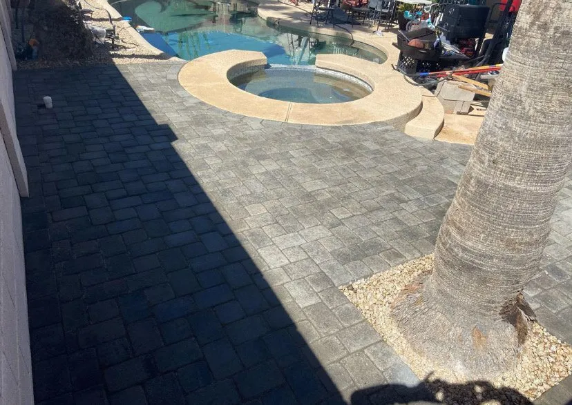 Expert garden landscaping in Mesa, AZ by Los hermanos hardscape&construction