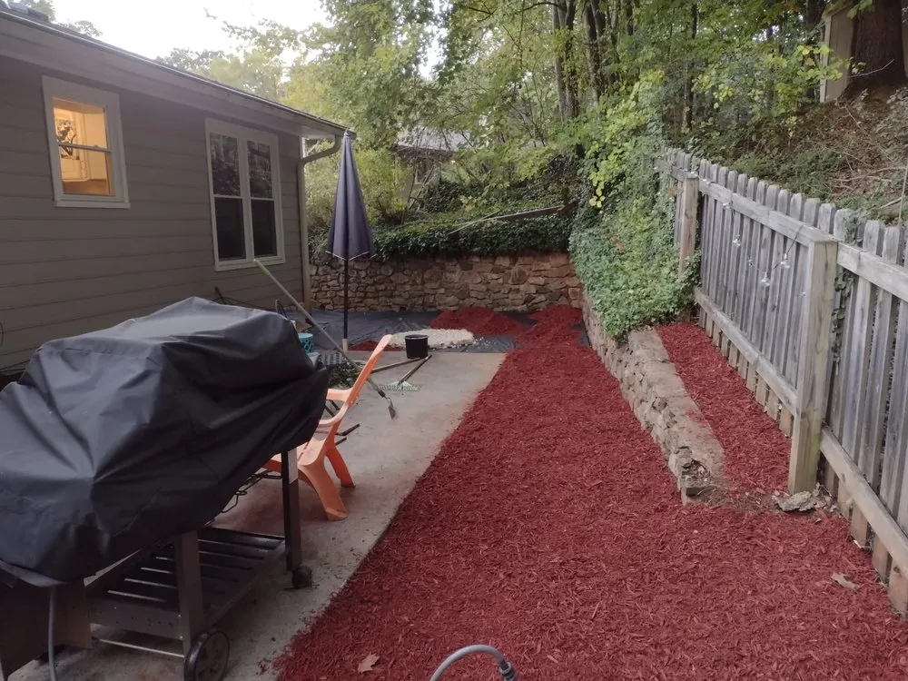 Local landscape installation in Roanoke, VA by Los Hernandez  Landscaping