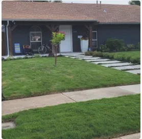 Custom landscape installation in Midwest City, OK - Los Landscape