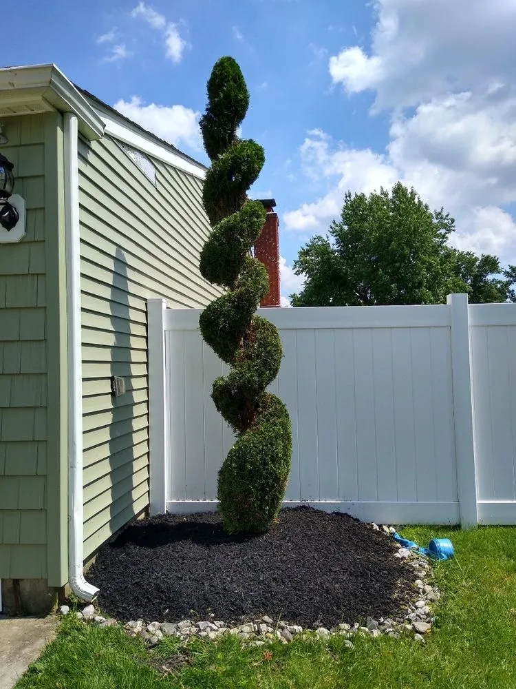 Custom landscape design with custom design in Cherry Hill, NJ by Los Mendez Landscaping