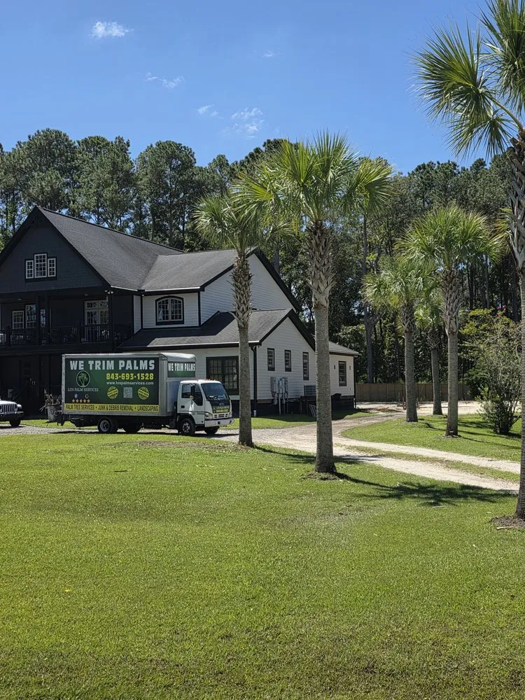 Local landscape installation for homes in Johns Island, SC by Los Palm Services