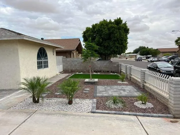 Local landscape installation in Sacramento, CA by Los primos Landscaping