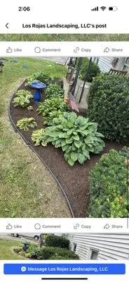 Los Rojas landscaping Logo