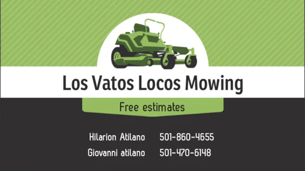 Los Vatos Locos Mowing Logo